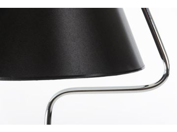FK1050 Chrome And Black Floor Lamp