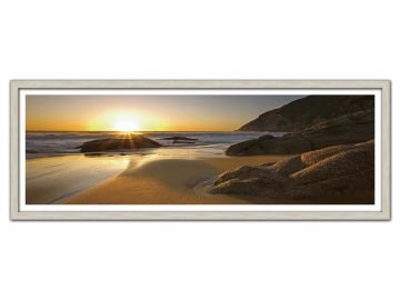 Shoreline Framed Acrylic Painting