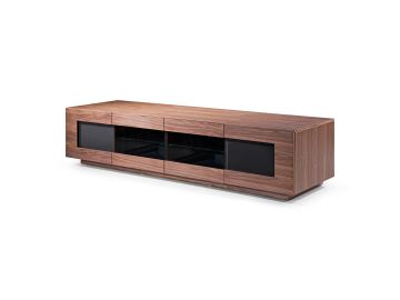 Frost Modern Small Walnut TV Stand