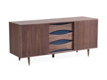 Gloria Modern Walnut Buffet