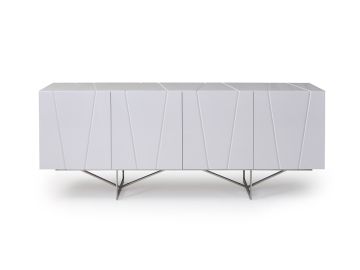 Chrysler Modern White High Gloss Buffet