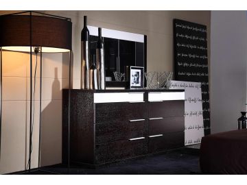 Gamma Modern Wenge Bedroom Dresser