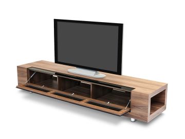Marcus Modern Walnut Veneer TV Stand