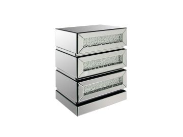 Rivoli Modern Mirrored Nightstand
