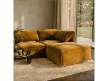 Gene - Modern Fabric Modular Ottoman