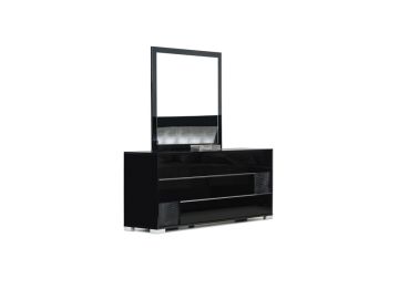 Grace Italian Modern Black Mirror