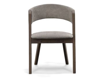 Grover - Modern Grey & Dark Wenge Dining Chair (Set of 2)