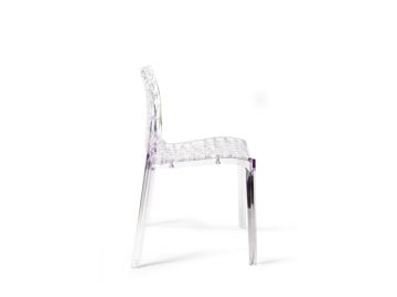 Gruvyer Modern Transparent Italian Dining Chair