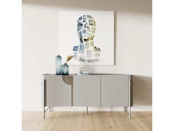 Hadley- Matte Grey Buffet