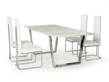 Heidi Modern Marble Dining Table