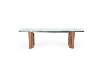 Helena - Modern Extendable Glass Dining Table - Large