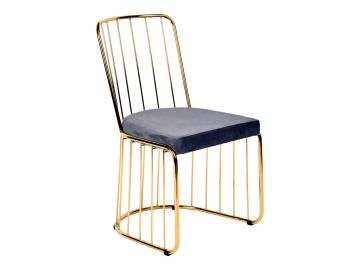 Holly Modern Grey Fabric Dining Chair (Set of 2)