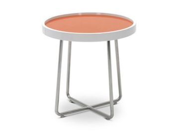 213B Modern Orange End Table