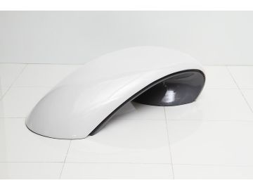 Shift 2 Contemporary 2-Tone White LED Coffee Table