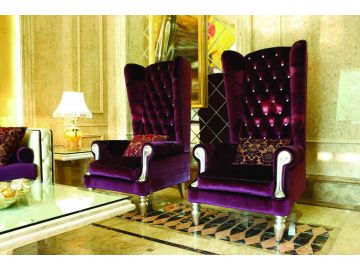 2268B Transitional High Back Fabric Chair