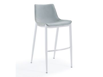Jane - Modern Light Grey Counter Stool Set of 2