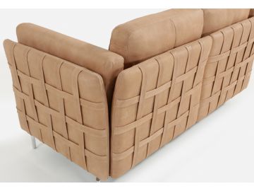 Lamod Italia Jenny Modern Terra Italian Leather Sofa Set