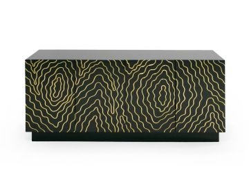 Jonah- Modern Black and Gold Buffet