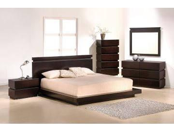 Modrest Trend Modern Wenge 5-Drawer Bedroom Chest