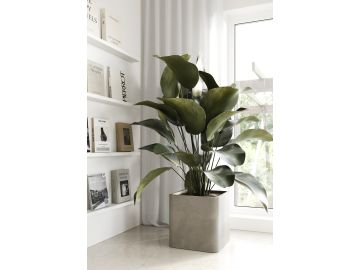 Kerens - Modern Grey Concrete Planter