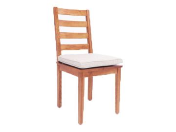 Lance Modern Ash Wood Dining Chair w/ Cushion (Set of 2)