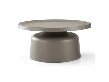 Lanuza - Outdoor Taupe End Coffee Table