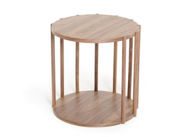 Modrest Lark Mid-Century Walnut End Table