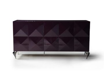 Versus Eva Purple Lacquer 3-Door Buffet
