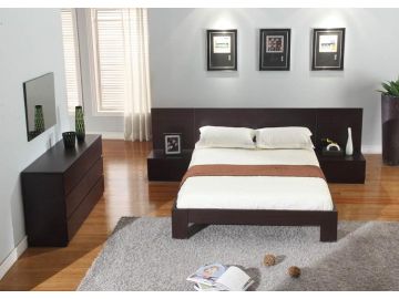 Lyon Wenge Platform Bedroom Set