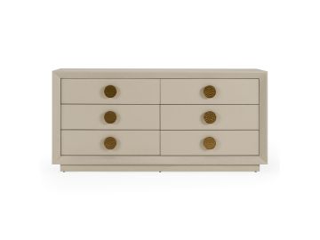 topshop rose gold dress Babyletto Lido Wave 6-Drawer Assembled Dresser main image 1