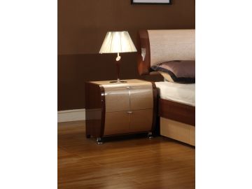 Maya Modern Two-Tone Nightstand