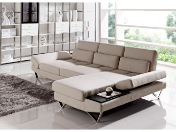 Yorba Modern Fabric Sectional Sofa Set
