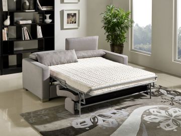 Norfolk Modern Grey Fabric Sofa Bed