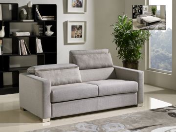 Norfolk Modern Grey Fabric Sofa Bed