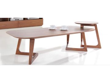 Jett Mid-Century Walnut End Table