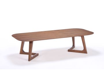 Jett Mid-Century Walnut Coffee Table