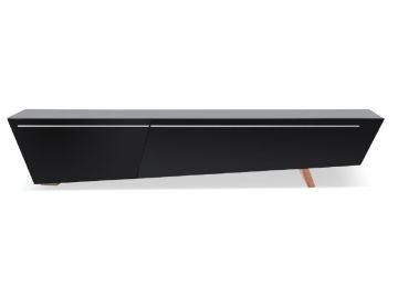 Barbara Contemporary Black TV Stand