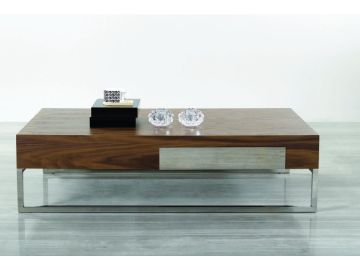 Agate Modern Walnut Coffee Table