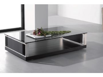 Jewel Modern Black Oak Coffee Table