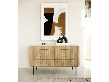 Cambridge White Marble & Mango Dresser