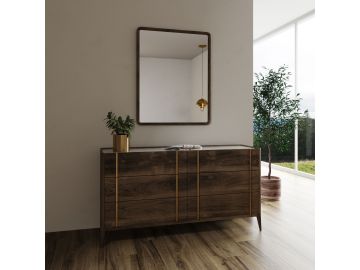 Oakley - Mid-Century Dark Brown Dresser