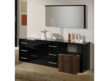 Moon Italian Modern California King Bedroom Set