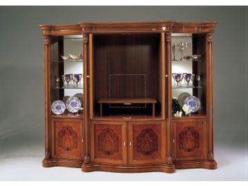 Regina Traditional Walnut Entertaiment Center 