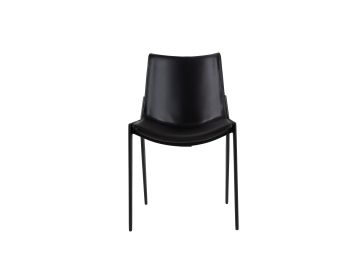 Murray - Modern Black Vegan Leather Dining Chair (Set of 2)