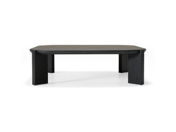 Noah - Modern Dark Brown Square Coffee Table