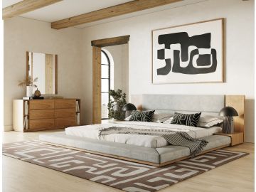 Jagger Modern Natural Oak Bedroom Set