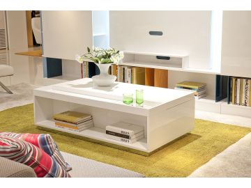 Nancy Modern White Coffee Table