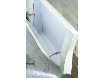 Palermo Modern Eastern King Bedroom Set with Storage and Mattress