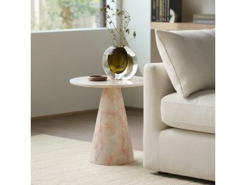 Pampa - Modern Faux Marble End Table