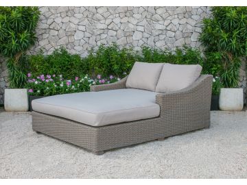 Pismo Outdoor Wicker Sunbed